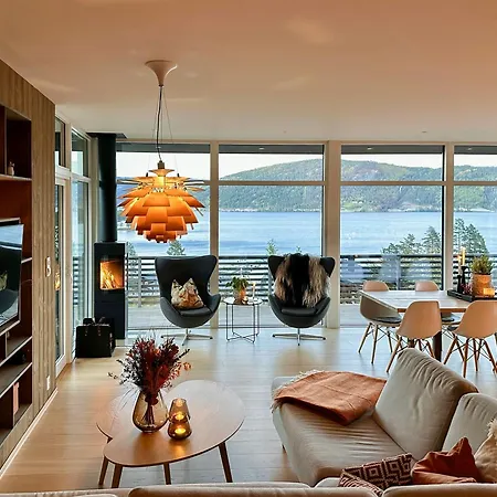 Architect Drawn With Amazing View Over Nisser Dom wakacyjny *