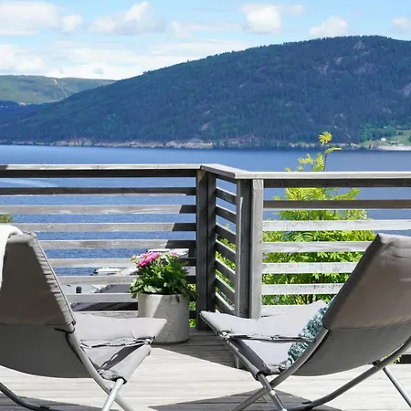 Architect Drawn With Amazing View Over Nisser *